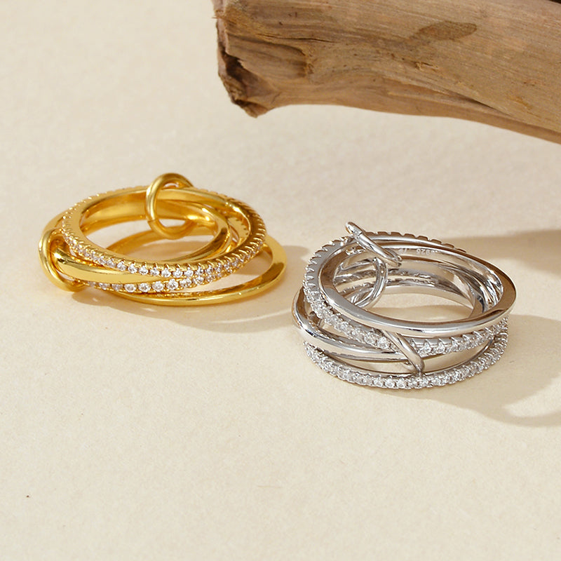 Symphony Stacks Ring - Four Layers