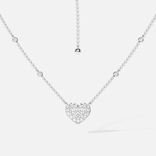Heartbeat Pave Necklace