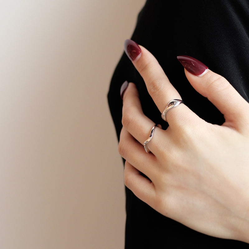 Serpentine Elegance Ring ( Adjustable )
