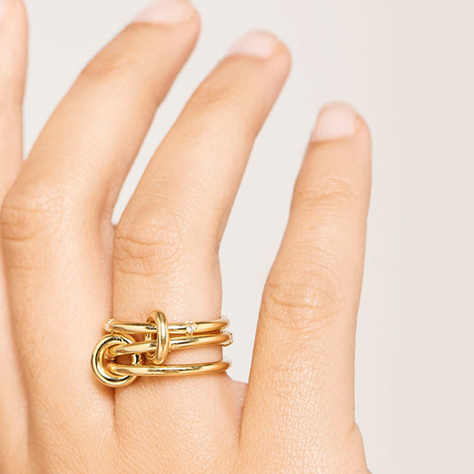 Symphony Stacks Ring - Three Layers