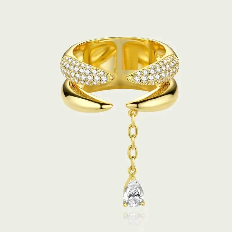 The Celestial Cascade Ring ( Adjustable )