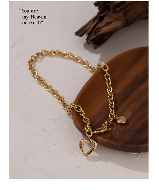 Heart Collars Statement Necklace