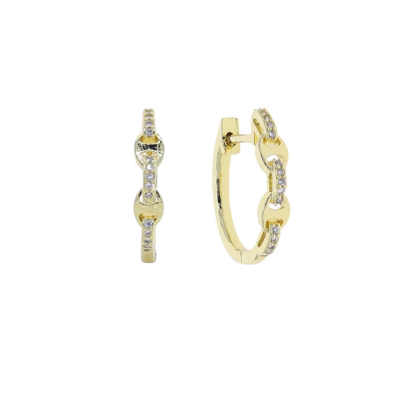 Ethereal Elegance Hoop Earrings (S/M)