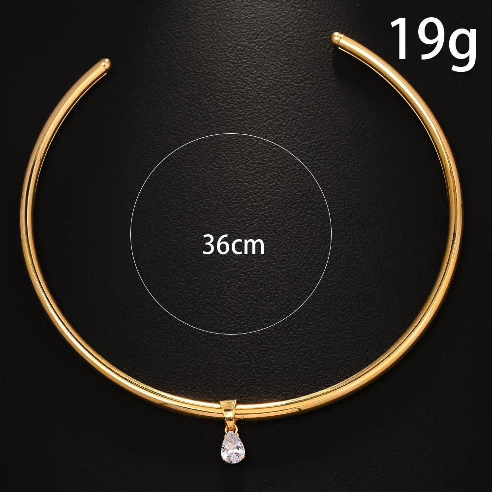 Orbiter Zircon Thick Choker