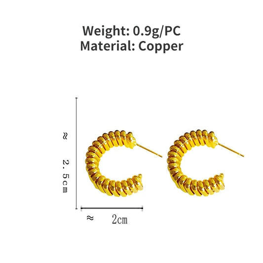 Gilded Gleam Earrings (Large)