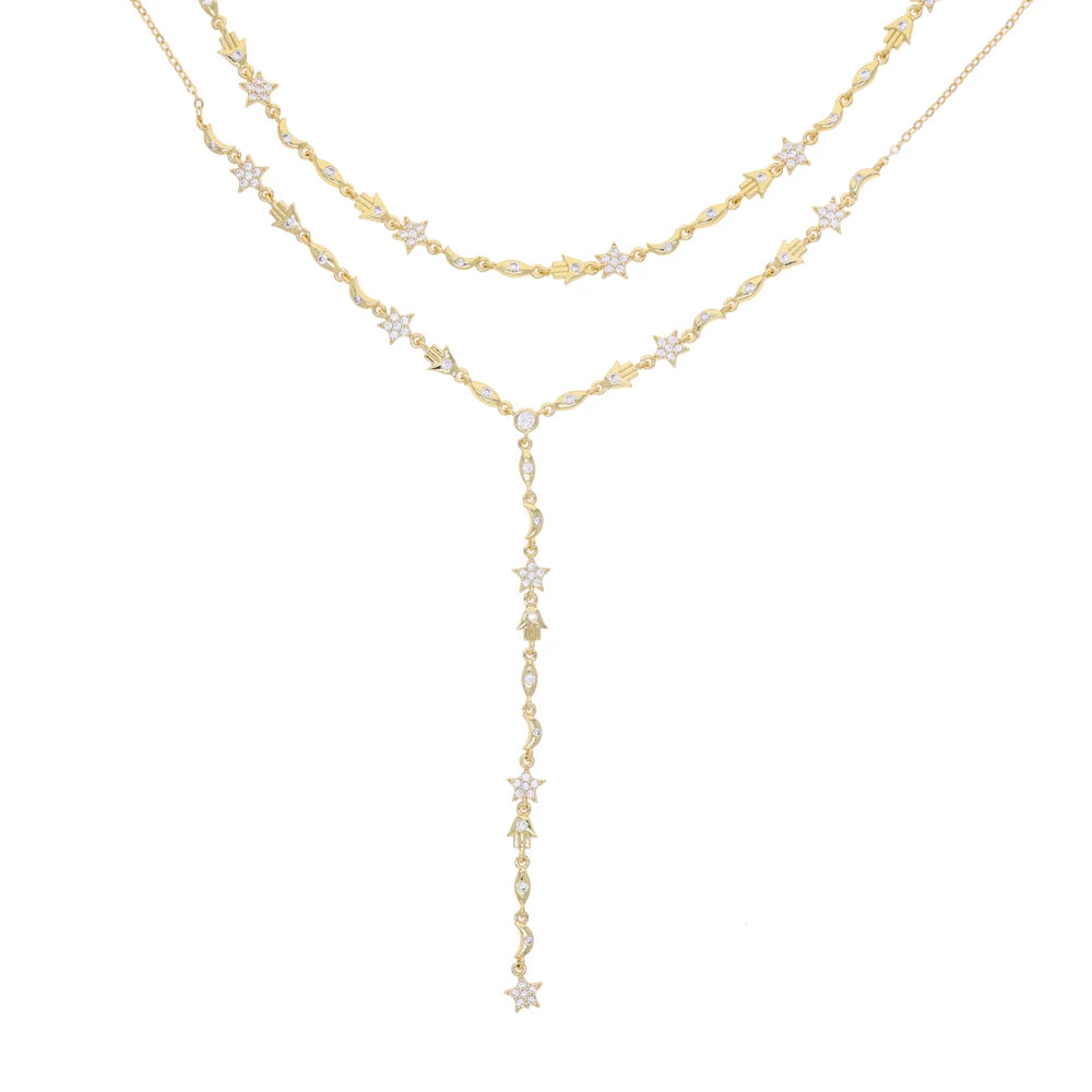 Lumina Choker & Y Necklace