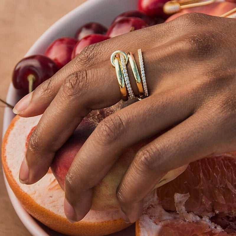 Symphony Stacks Ring - Four Layers