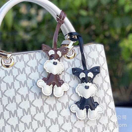 Leather Pup Bag Charms