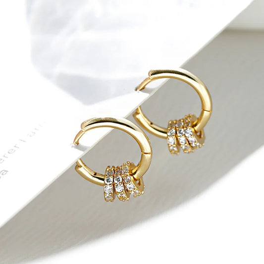 Round Circle Hoop Earrings
