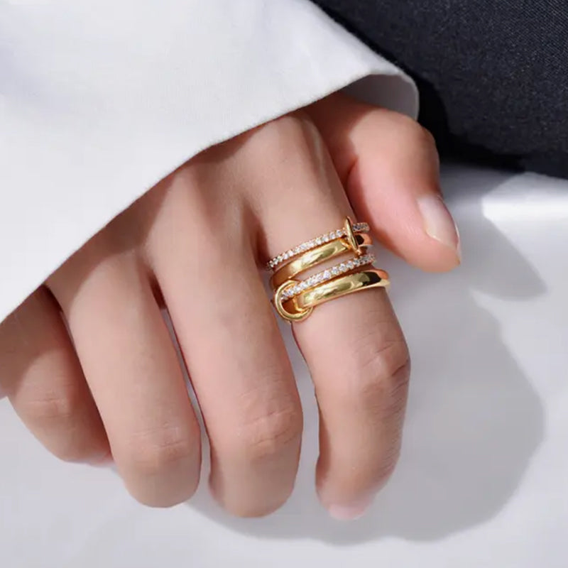 Symphony Stacks Ring - Four Layers