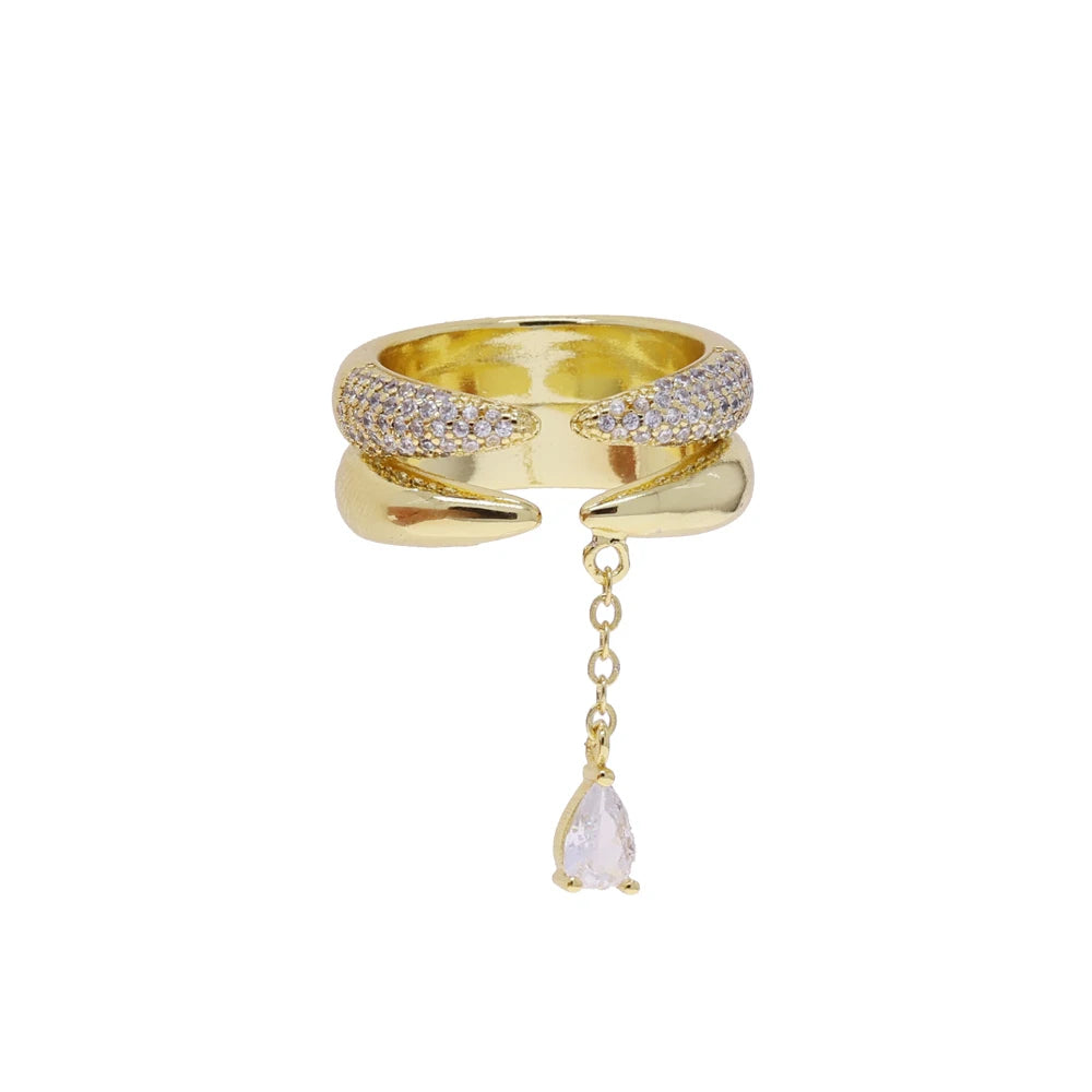 The Celestial Cascade Ring ( Adjustable )