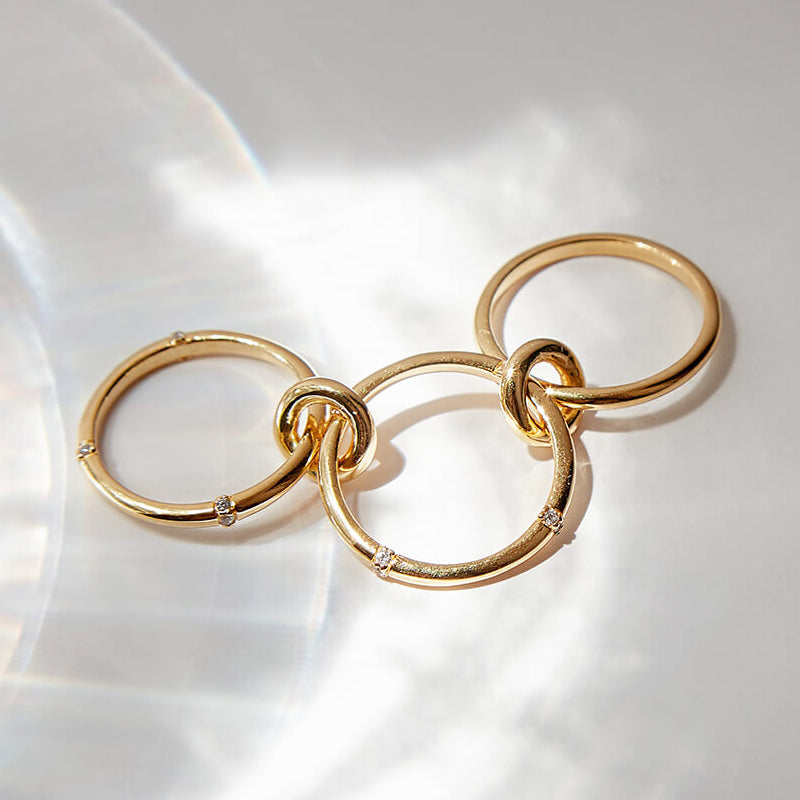 Symphony Stacks Ring - Three Layers