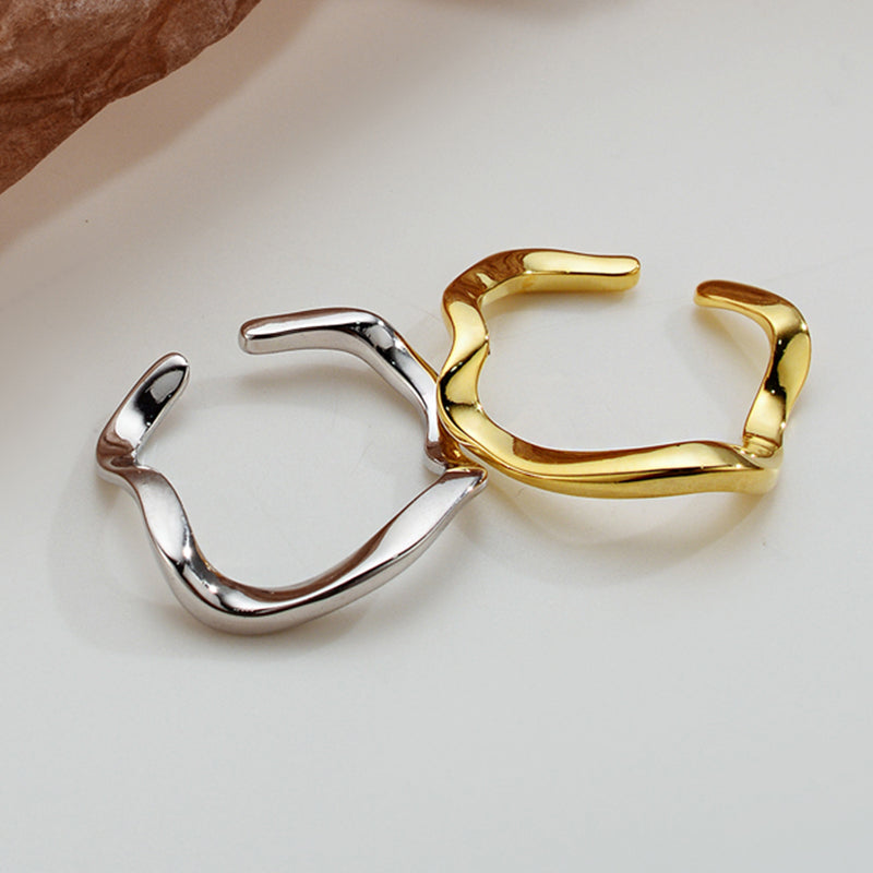 Serpentine Elegance Ring ( Adjustable )