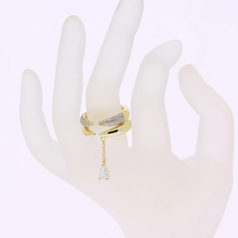 The Celestial Cascade Ring ( Adjustable )