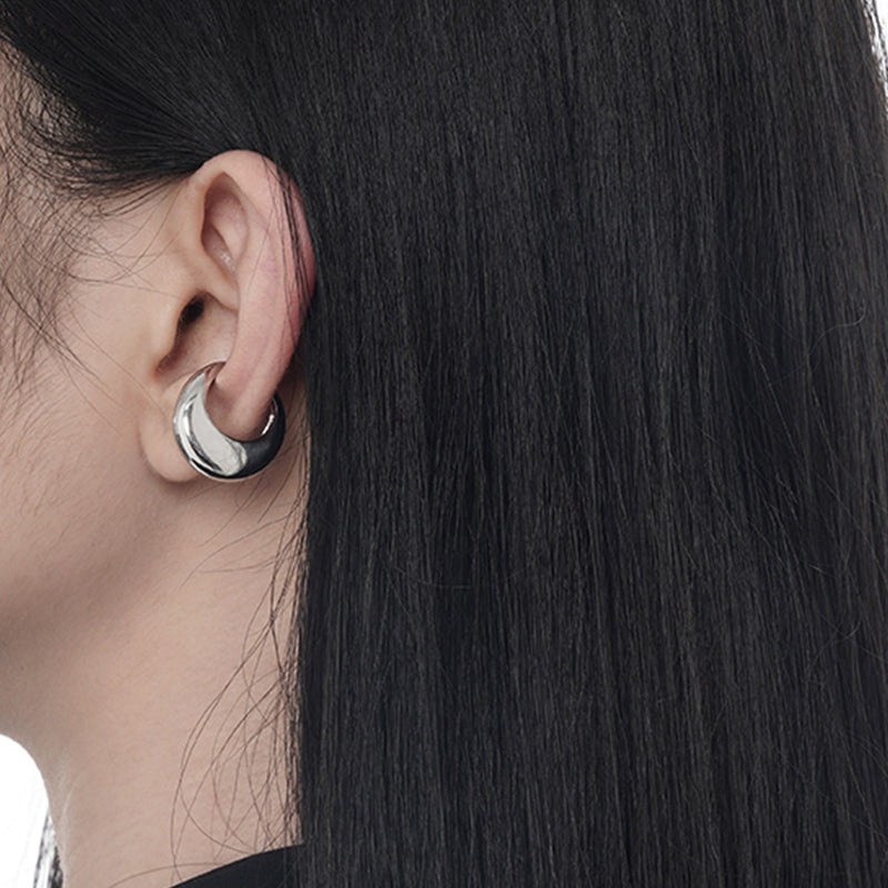 Korean Glossy Chunky Ear cuff (One Piece)