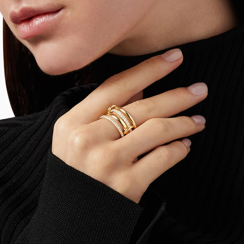 Symphony Stacks Ring - Four Layers