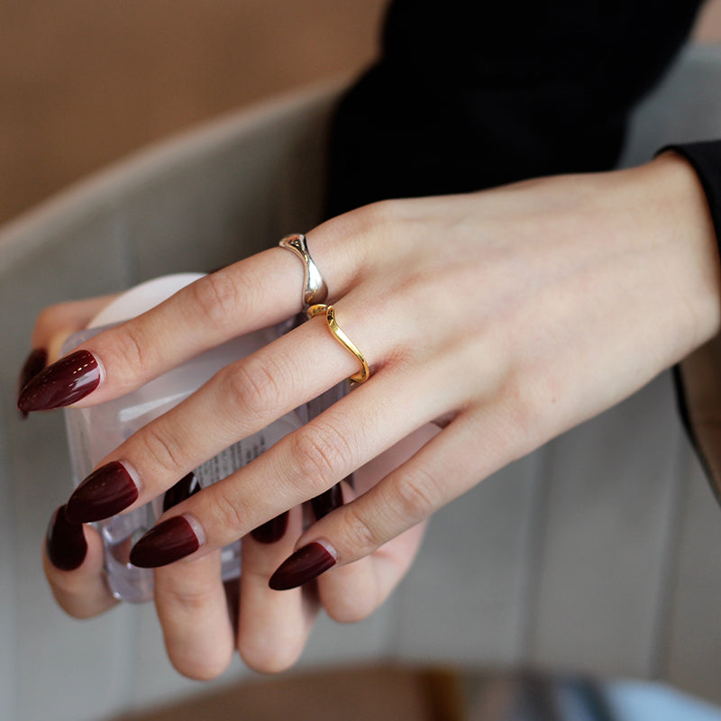 Serpentine Elegance Ring ( Adjustable )