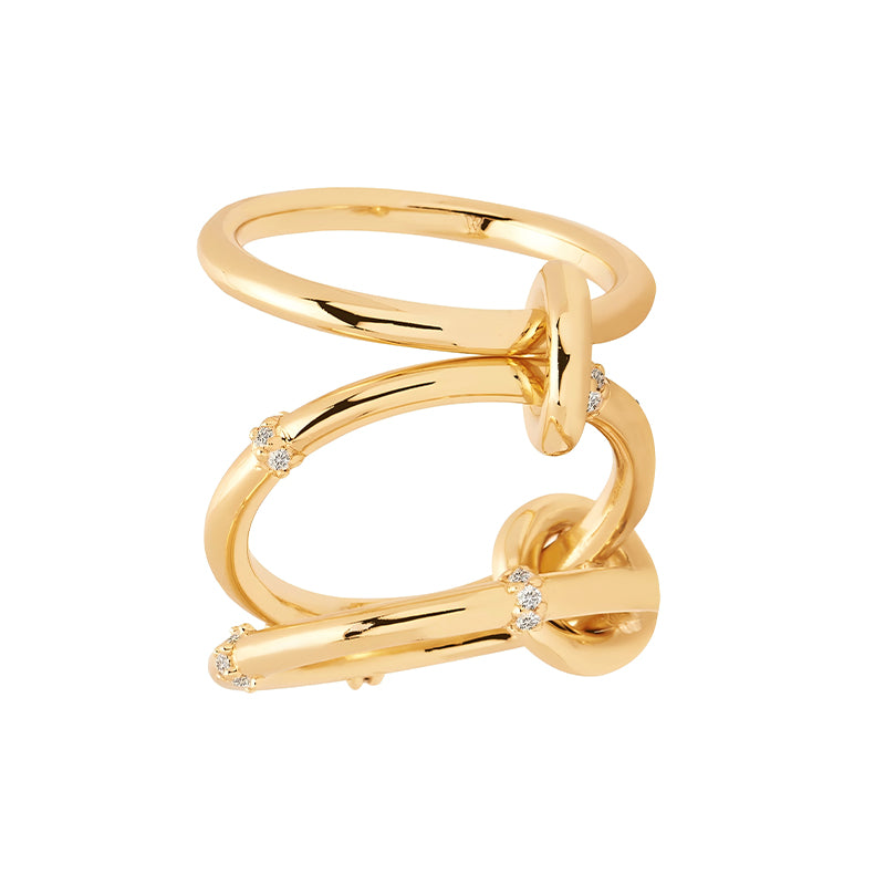 Symphony Stacks Ring - Three Layers