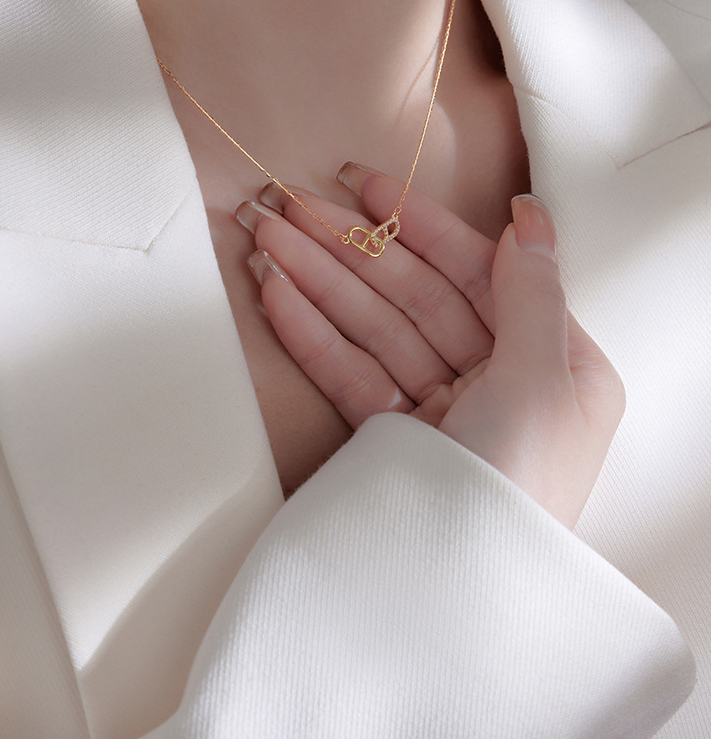 Ethereal Elegance Collection - Interlink Elegance Necklace