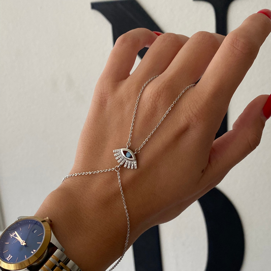 Enchanted Eye Hand Chain Bracelet
