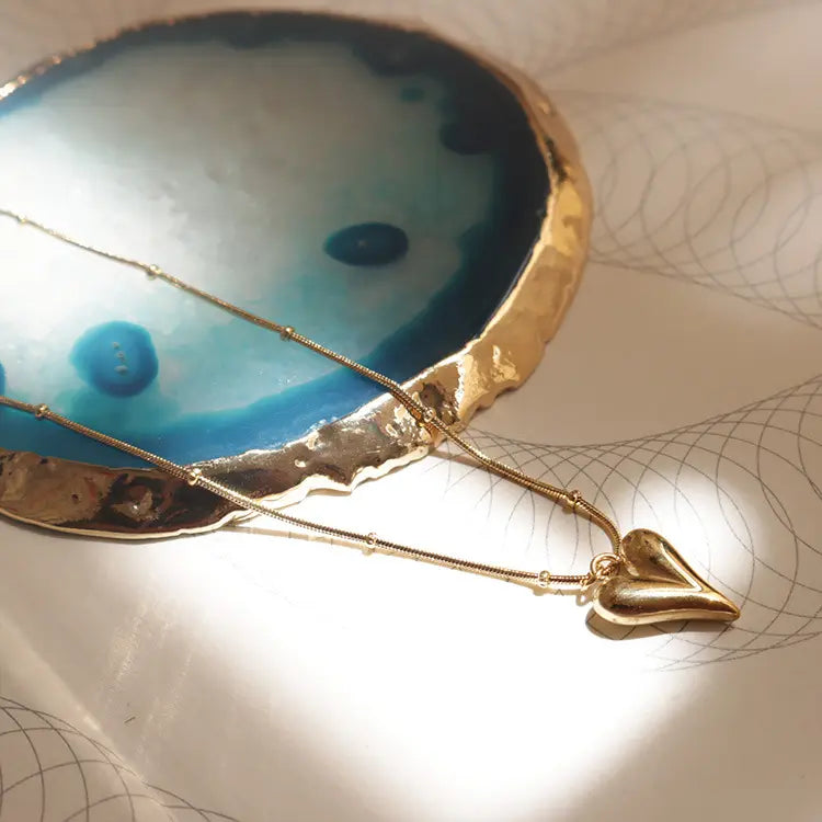 Trendy love Heart Necklace