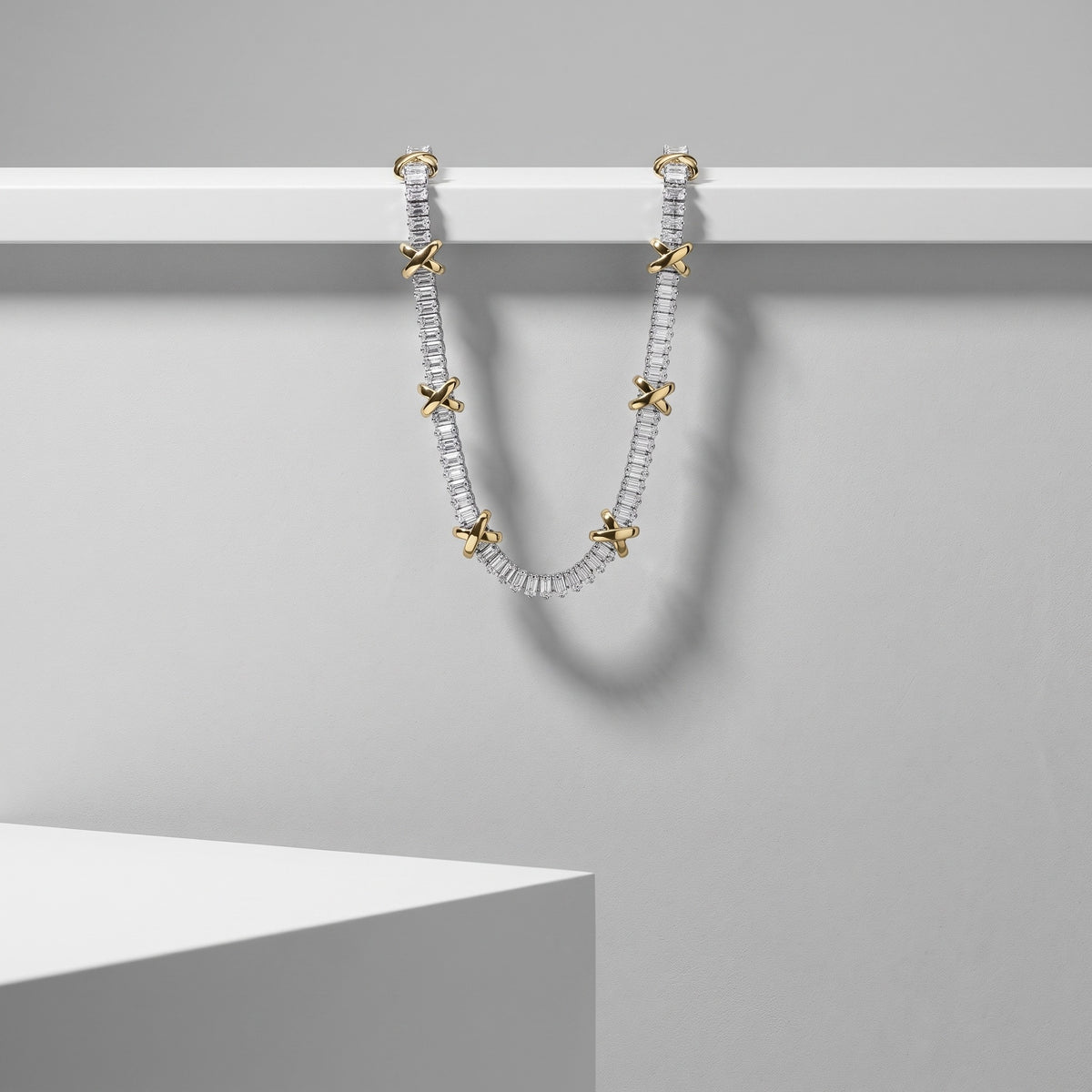 Golden Stitch Necklace