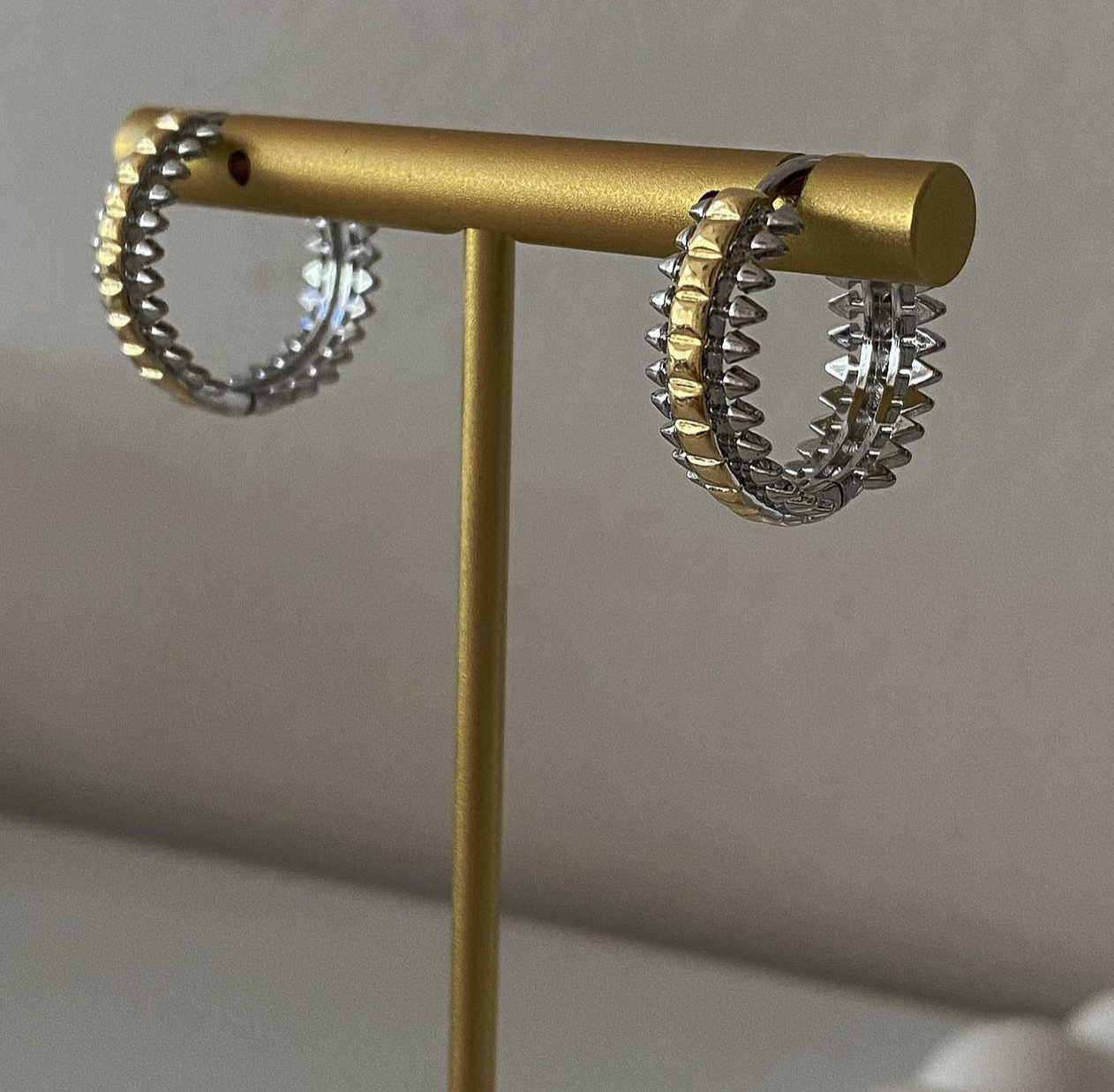 Elegant Infinity Hoop Earring
