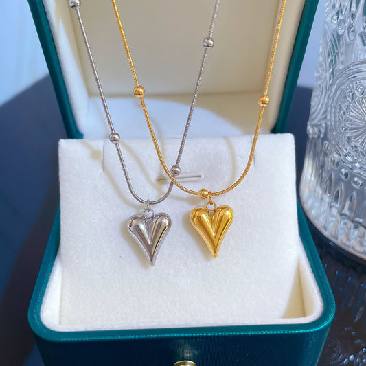 Trendy love Heart Necklace