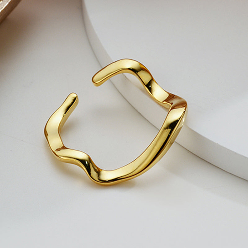 Serpentine Elegance Ring ( Adjustable )