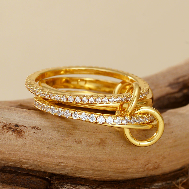 Symphony Stacks Ring - Four Layers