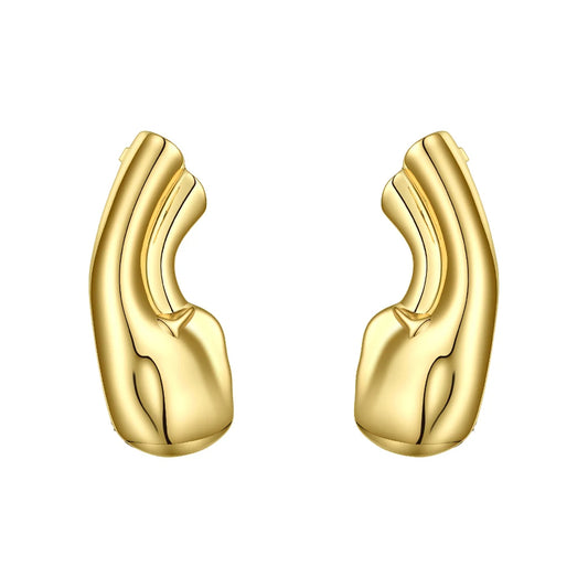 Punk Earlobe Ear Cuff Clip On Earrings