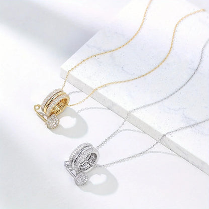 Elegant Safety Pin Necklace