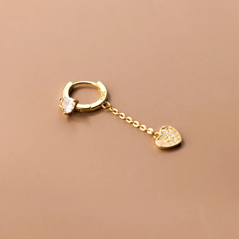 The Heartbeat Pave Drops Earring