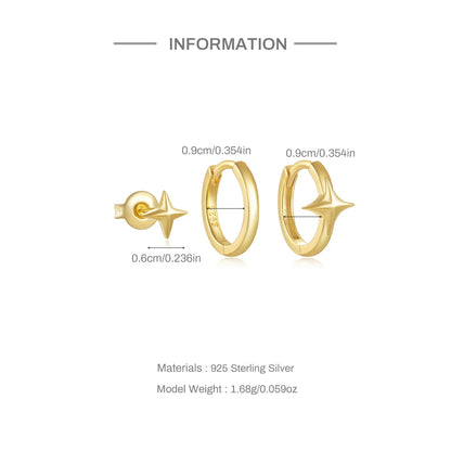 Celestial Dream Trio Earring (Single Ear Stack Set)