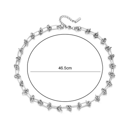 Chunky Gold/ Silver -Tone Necklace