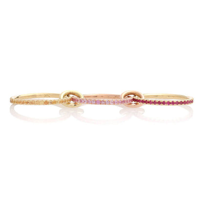 Symphony Stacks Ring - Three Layers Pink