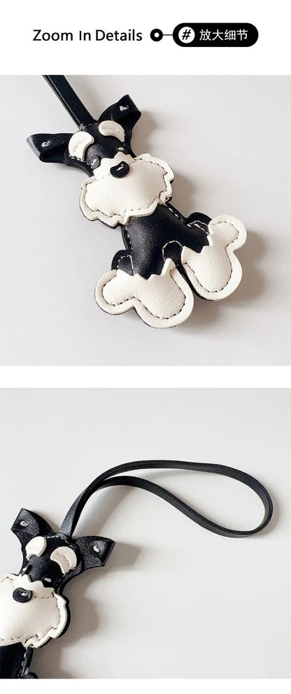 Leather Pup Bag Charms