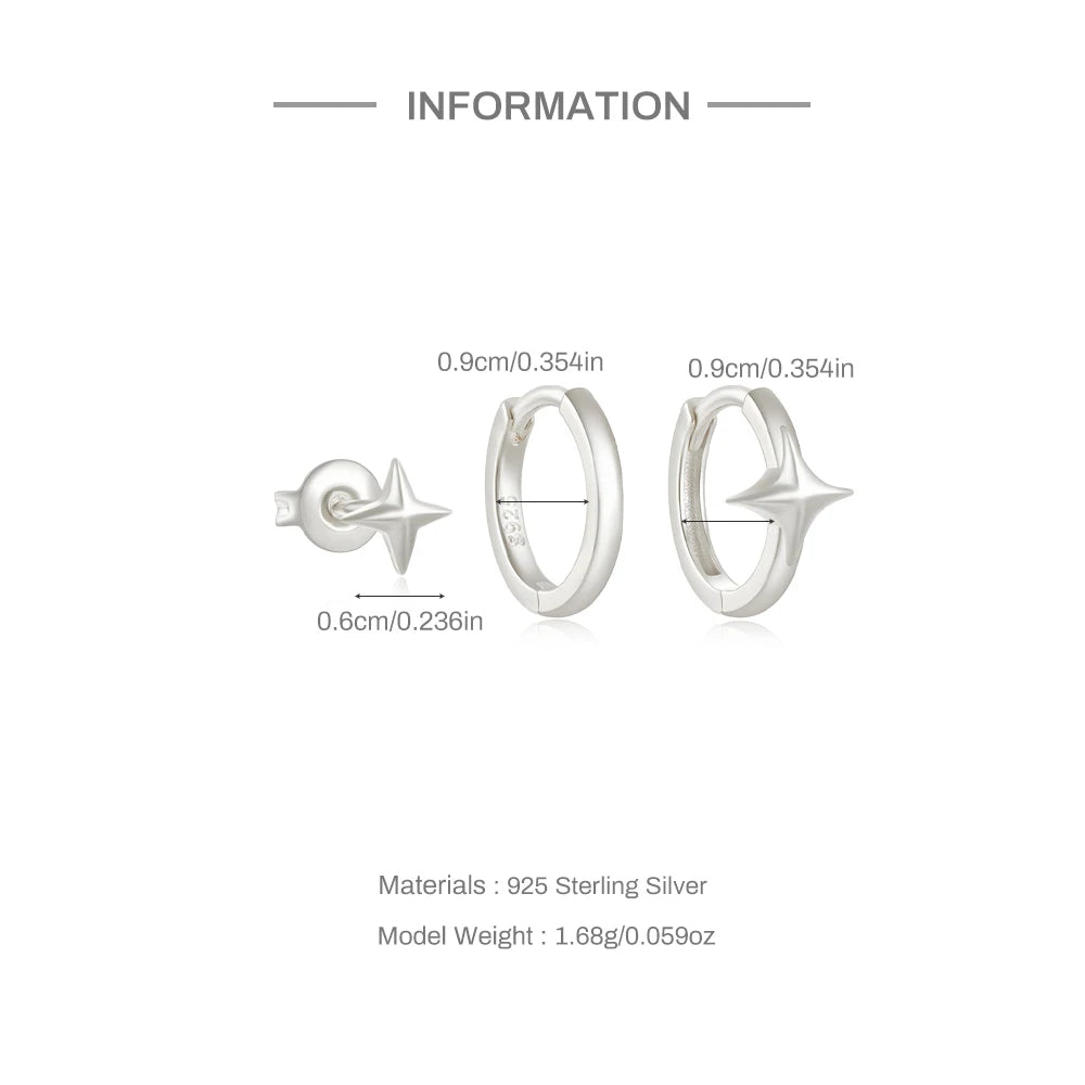 Celestial Dream Trio Earring (Single Ear Stack Set)