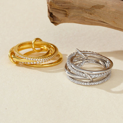 Symphony Stacks Ring - Four Layers