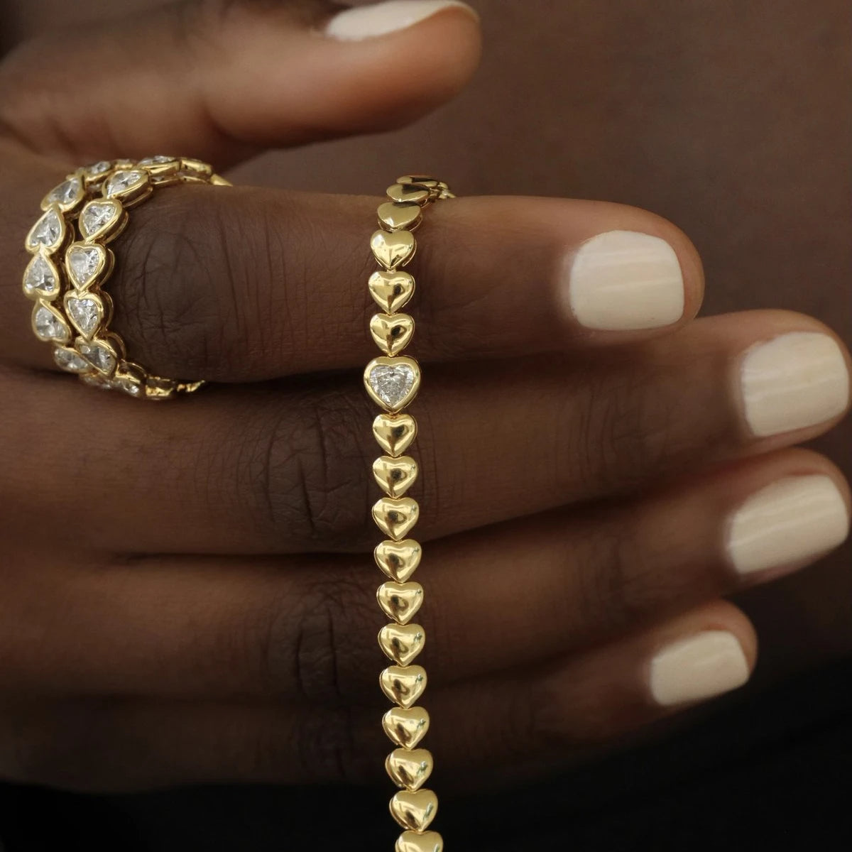 The Glimmer Heart Bracelet