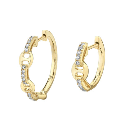Ethereal Elegance Hoop Earrings (S/M)