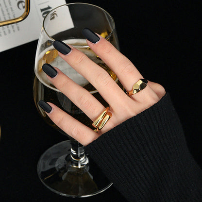 Twilight Twist Ring ( Adjustable )