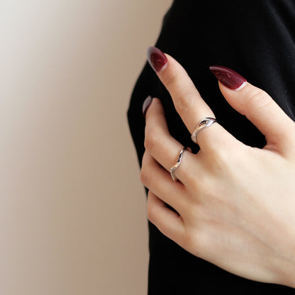 Serpentine Elegance Ring ( Adjustable )