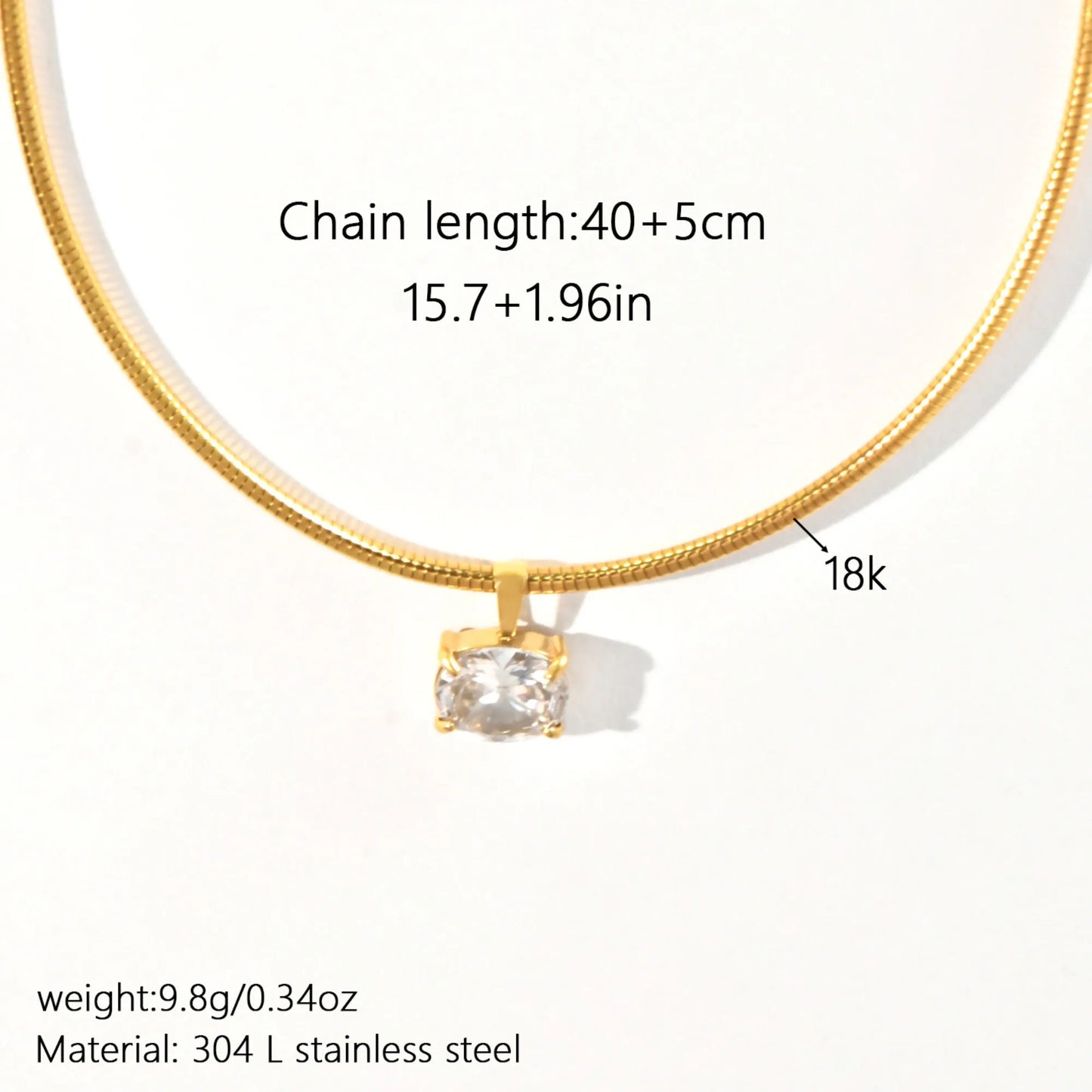 Orbiter Zircon Soft Choker