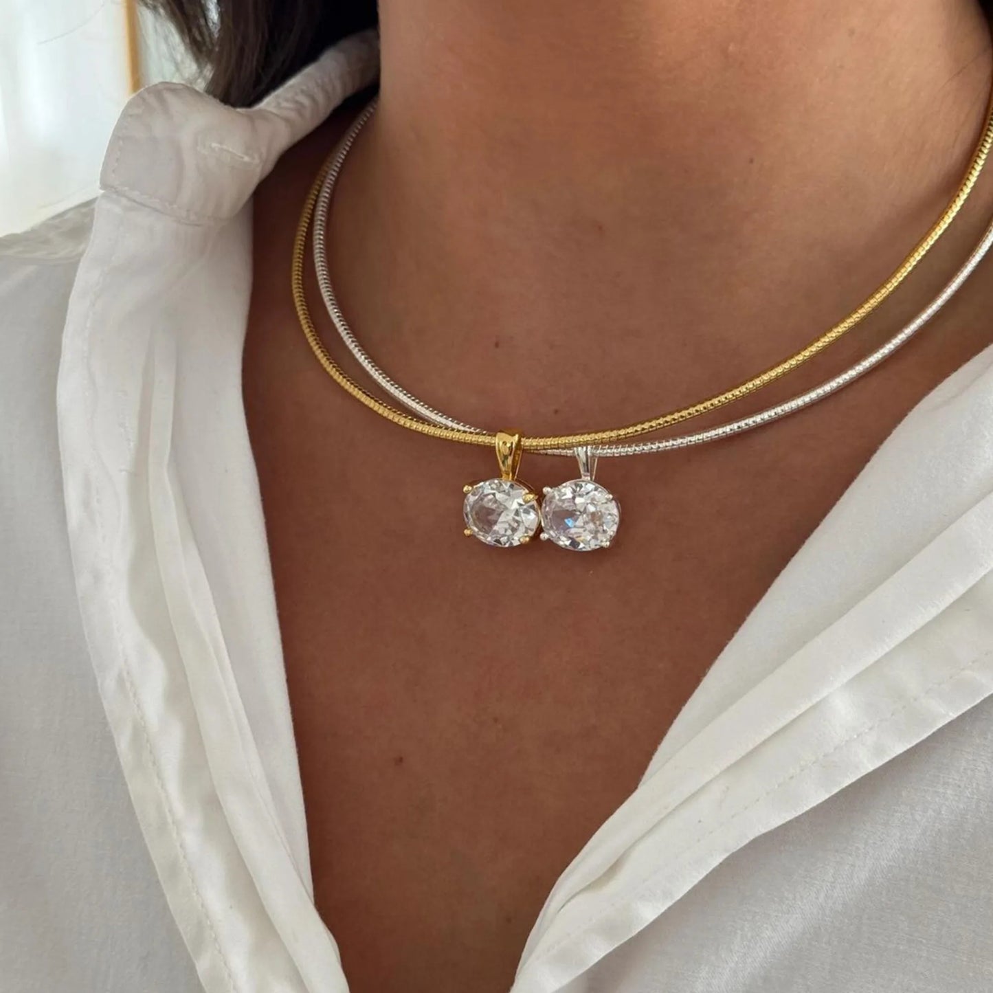 Orbiter Zircon Soft Choker