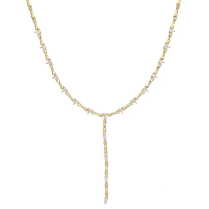 The Radiant Links Y Necklace