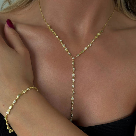 Lumina Choker & Y Necklace