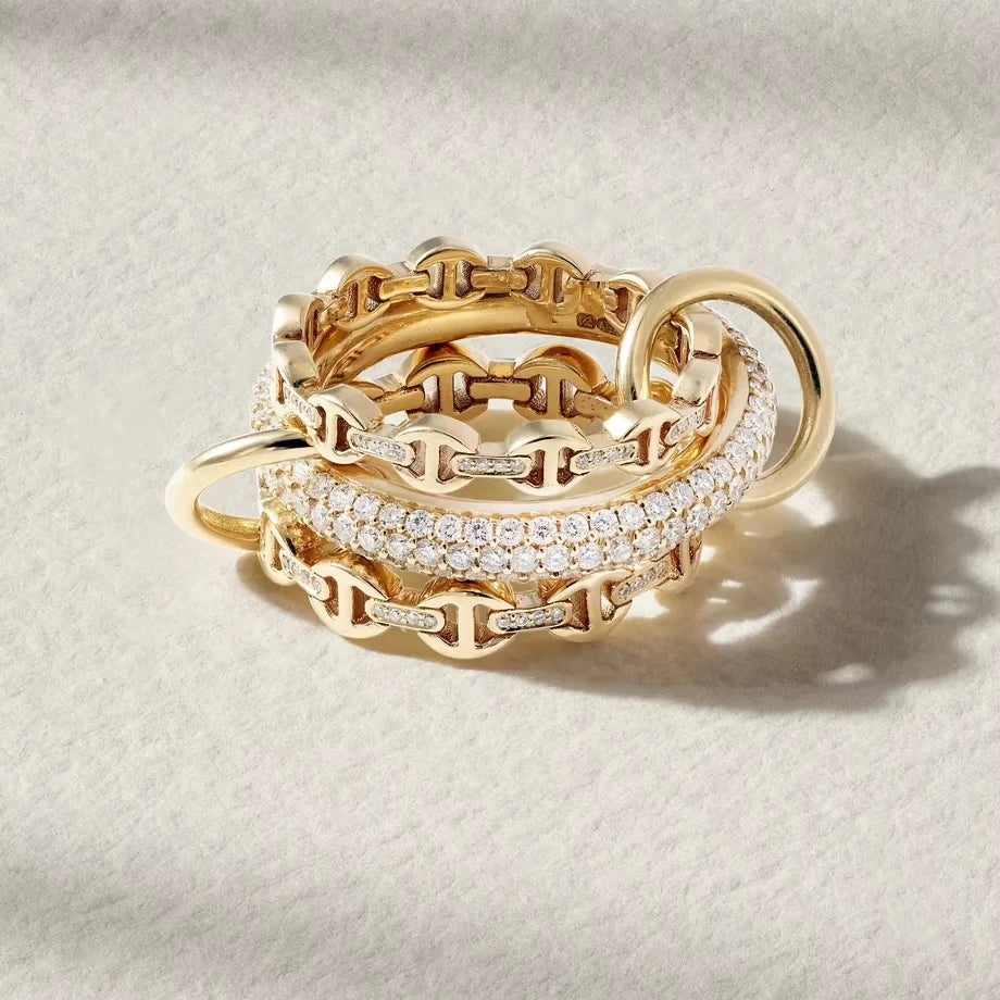 Ethereal Elegance Three Layers Ring