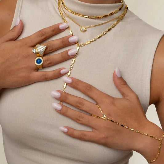 Zylana Choker OR Y Necklace
