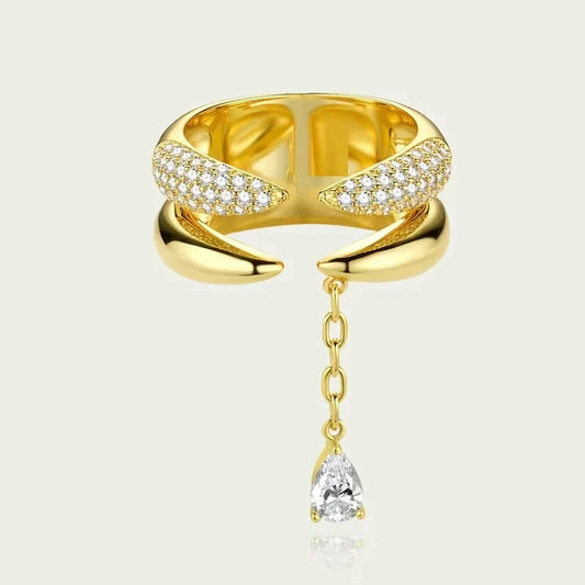 The Celestial Cascade Ring ( Adjustable )
